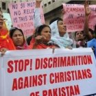 Manifestación en Pakistán contra la discriminación a los cristianos
