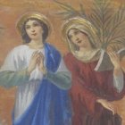 Santas Tharsilla y Petronila.