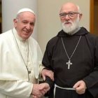 Celestino Aós ya era administrador apostólico de Santiago, ahora Francisco le confirma como arzobispo de la diócesis.