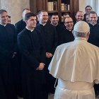 El Papa en un encuentro con seminaristas norteamericanos -foto de archivo