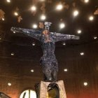 Así quedó el Cristo de la Capilla de la Sangre de Cristo de la catedral de Managua tras el ataque