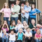 Los King son una familia con 18 hijos en la que la fe es el centro de su vida