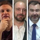 De izquierda a derecha: Garrocho, Quintana Paz, Méndez, Serrano Oceja y Haro