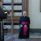 El Papa Francisco ha predicado su catequesis del miércoles desde la Bibliotcea privada del Palacio apostólico