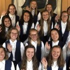 Estas son las 18 postulantes que han ingresado en el convento de las Dominicas María Madre de la Eucaristía de Michigan