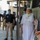 Guardias vigilan un juzgado de Peshawar, Pakistán, durante un juicio anterior por un caso de blasfemia