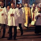 El obispo auxiliar de Minsk, con feligreses, otros obispos, clero y el Santísimo en las calles, pidiendo paz y justicia para Bielorrusia