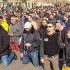 Un rosario masculino en Varsovia en 2019 en desagravio a la Virgen... la devoción mariana también tiene una dimensión masculina