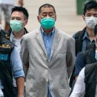 Jimmy Lai, durante su detención el pasado mes de agosto