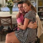 Miguel, ya en silla de ruedas, junto a su mujer Lucía / ABC