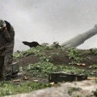 Junto a enfrentamiento de tropas sobre el terreno, la guerra entre Armenia y Azerbaiyán ha dado lugar también a bombardeos sobre ciudades.