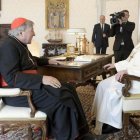 El Papa y el cardenal Pell no se veían desde que el purpurado australiano se fue a Australia a defenderse de las acusaciones vertidas contra él, de las que fue finalmente absuelto.