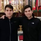 Andrea y Carlo Borsani son gemelos y siguen juntos en el seminario formándose en la Fraternidad de los Hijos de la Cruz