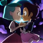 La escena del baile entre Luz y Amity, concebida por los creadores de la serie para desvelar la condición de «Casa Búho» como instrumento de la agenda LGBTIQ+.