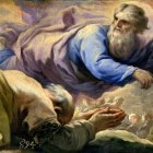 «Abraham escucha las promesas del Señor» (detalle), de Luca Giordano (1634-1705). Museo del Prado.