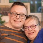 Heidi Crowder, junto con su marido: a sus 24 años, ha logrado un éxito capital en la lucha provida.