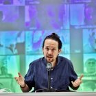 Pablo Iglesias en el reciente Consejo Ciudadano de PODEMOS