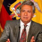 Lenín Moreno fue vicepresidente de Rafael Correa entre 2009 y 2013, y tras ganar las elecciones accedió a la presidencia en 2017. Foto: Freddy Coonstante, Presidencia de Ecuador, Efe.