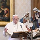 El Papa Francisco durante el Angelus del domingo de la Sagrada Familia