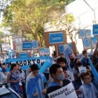 Marcha provida en Argentina para animar a los senadores a votar contra la ley del aborto
