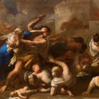 «Degollación de los inocentes» (detalle) de Luca Giordano (c. 1663). Museo del Prado.