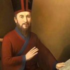 El misionero jesuita Diego de Pantoja, ataviado con traje chino, en un retrato de Wan Li.