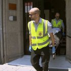 Miembros de la Hermandad durante un servicio en 2018.