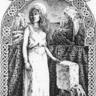 Santa Morwenna y la piedra.