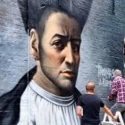 Con motivo de la celebración en 2021 del 550º aniversario del fallecimiento de Tomás de Kempis se ha pintado este mural en la ciudad holandesa de Zwolle, donde se conservan sus restos. Foto: Instagram Trotsemuren.