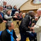 Emmanuel Abayisenga, presunto asesino del sacerdote Olivier Maire, se reunió con el Papa Francisco en 2016.
