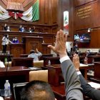 Una votación en el Congreso de Aguascalientes.