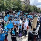Manifestación en defensa de las dos vidas ante la Suprema Corte de México, el 12 de septiembre