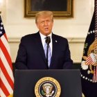 Ideales como la fe, el patriotismo, la caridad, la comunidad y la familia fueron recordados por el presidente Donald Trump en un mensaje tras los sucesos del Capitolio.