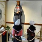 Recreación de las apariciones en el museo de Pontmain.