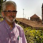 Picanyol con la iglesia de Moià, su pueblo natal y donde vivía