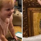 Momento en la que la hija del actor ve la Virgen de Guadalupe