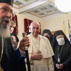 Francisco en Chipre se ha reunido con Crisóstomos II, arzobispo ortodoxo, y otros jerarcas de la Iglesia Ortodoxa