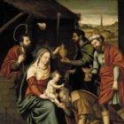 Y cayendo de rodillas lo adoraron.