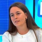 Elsa Almeda, joven provida que el pasado 6 de octubre se enfrentó victoriosamente a tres proabortistas en el programa debate «Opina Jove» de 8tvcat. Foto: Captura 8tvcat.