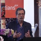 Josep Miró en la asamblea abierta de E-Cristians de 2019 en la parroquia del Pilar en Barcelona