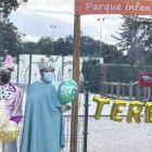 Entrada al parque "Teresita", en Los Arroyos, en El Escorial