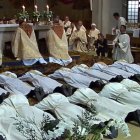 De mantenerse las tendencias actuales, en 2050 en torno a una tercera parte del clero francés pertenecerá a la Comunidad de San Martín. Foto: ordenaciones sacerdotales en la Comunidad de San Martín.