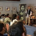Randy Raus, director internacional de LifeTeen, en el encuentro con catequistas novatos de varios países en Montserrat en marzo de 2022