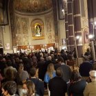 El templo de Santa Teresita estuvo repleto durante la Vigilia de Cristo Rey que organizó la Adoración Nocturna