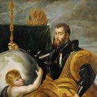Alegoría de Carlos V como señor del mundo. Pedro Pablo Rubens. Residenzgalerie. Salzburgo.