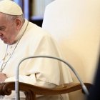 El Papa Francisco en su audiencia de los miércoles desde el Palacio Apostólico - este miércoles habló de la contemplación