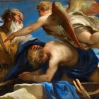 A diferencia de Adán y Eva y del pueblo de Israel en el desierto, Abraham sí confió en Dios. «El sacrificio de Isaac» (detalle) de Luca Giornado (1696), Museo del Prado.