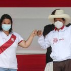 Keiko Fujimori y Pedro Castillo, candidatos a la presidencia del Perú