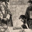 Jesús llama a Mateo para que sea su discípulo.