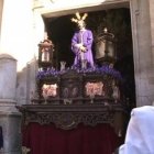Este Cristo cautivo es el que procesiona en El Vendrell el domingo de Ramos